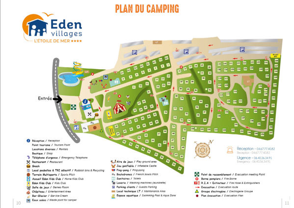 Lageplan von l'Étoile de Mer