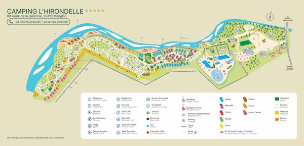 Lageplan von l'Hirondelle