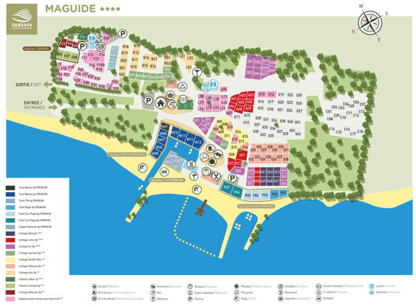 Lageplan von Maguide