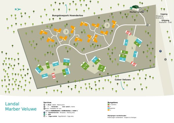 Lageplan von Marber Veluwe