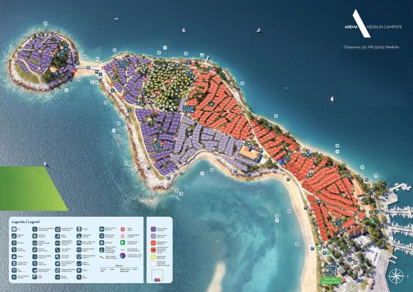 Lageplan von Medulin