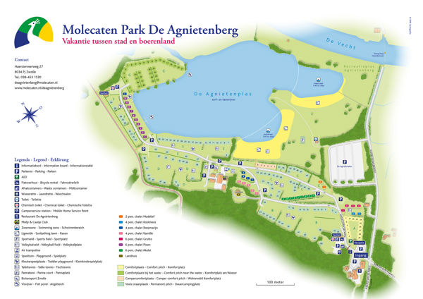 Lageplan von Molecaten Park De Agnietenberg