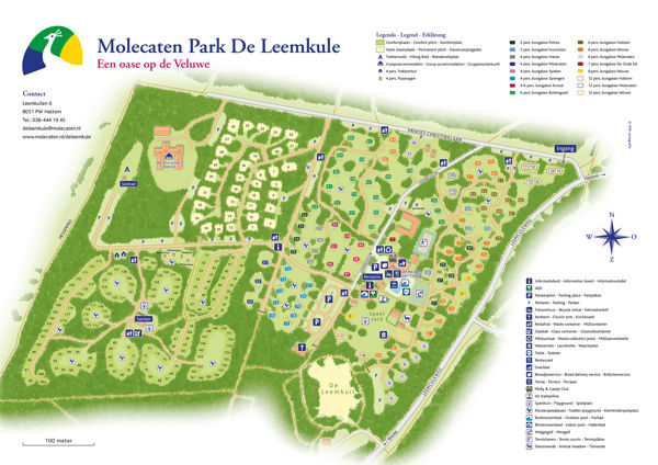 Lageplan von Molecaten Park De Leemkule