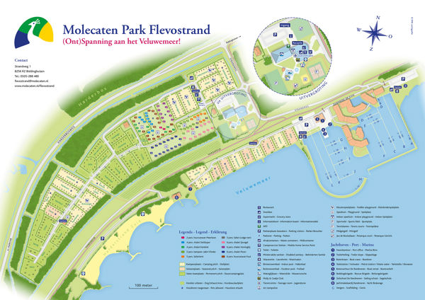 Lageplan von Molecaten Park Flevostrand
