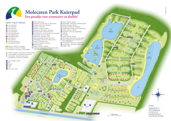 Lageplan von Molecaten Park Kuierpad