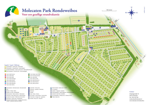 Lageplan von Molecaten Park Rondeweibos