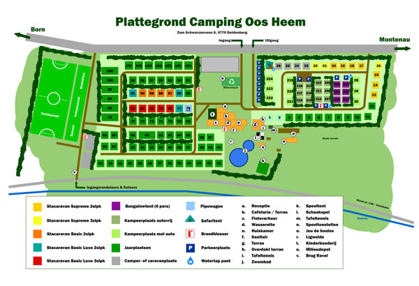 Lageplan von Oos Heem