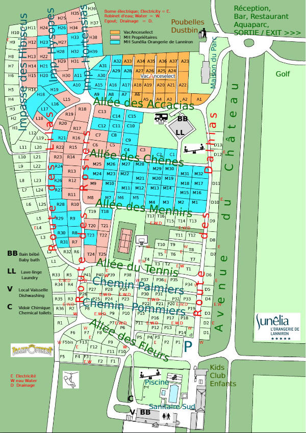 Lageplan von Orangerie de Lanniron