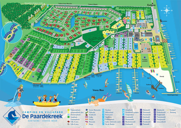 Lageplan von Paardekreek