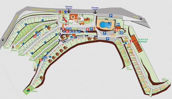 Lageplan von Paradiso (Marche)