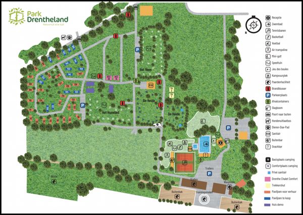 Lageplan von Park Drentheland
