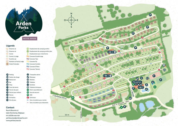 Lageplan von Petite Suisse