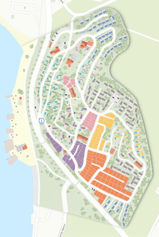 Lageplan von Porton Nature Hideouts