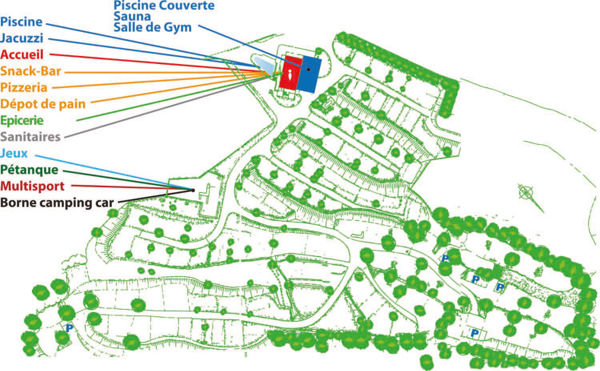 Lageplan von Pyrénévasion