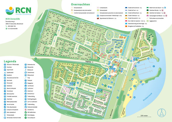 Lageplan von RCN Zeewolde