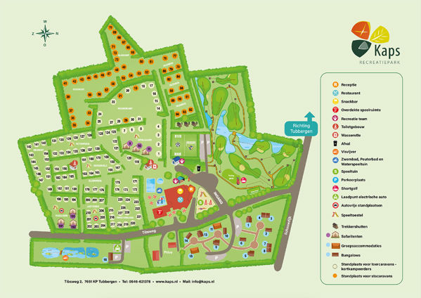 Lageplan von Recreatiepark Kaps