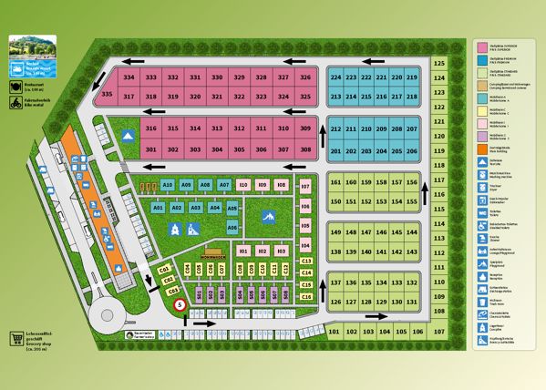 Lageplan von Camping Resort Riegersburg