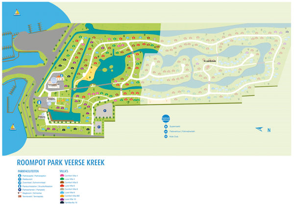 Lageplan von Roompot Park Veerse Kreek