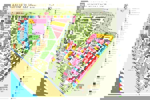 Lageplan von Sanguinet Plage
