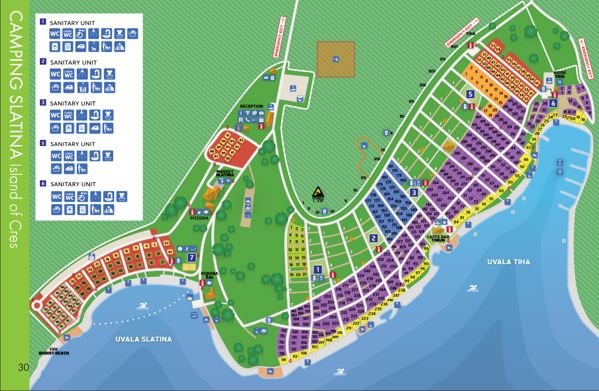 Lageplan von Slatina