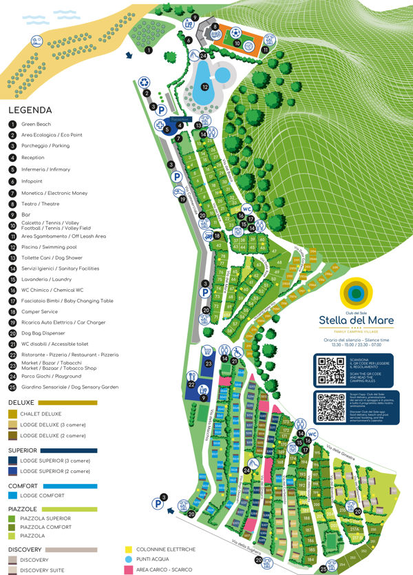 Lageplan von Stella del Mare Family Village