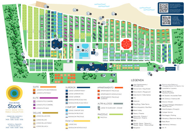 Lageplan von Stork Family Village