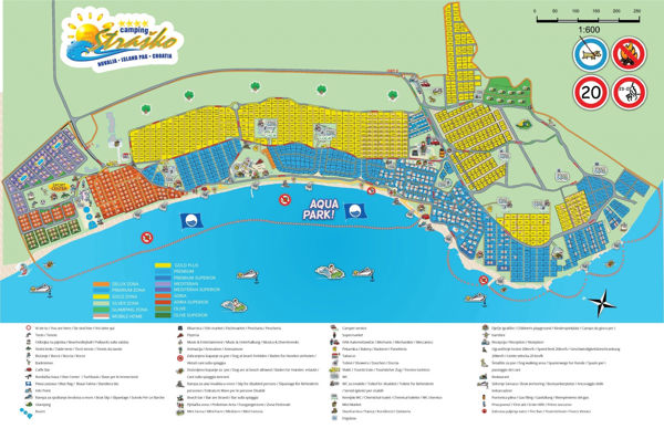 Lageplan von Straško