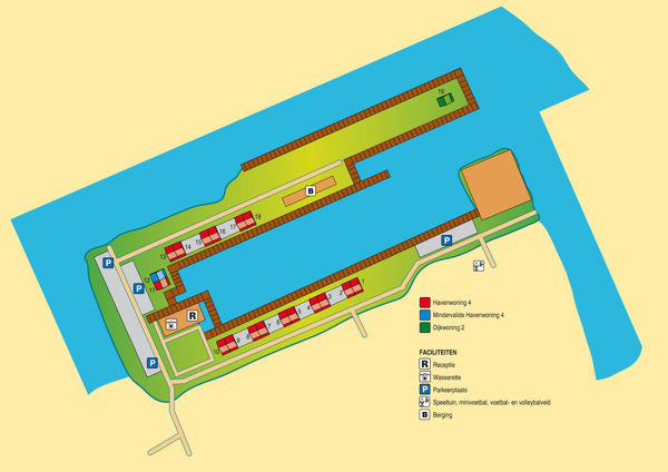 Lageplan von Summio Havenresort Terherne