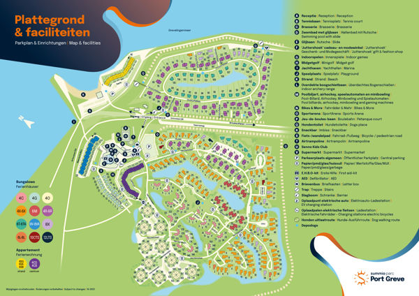 Lageplan von Summio Parc Port Greve