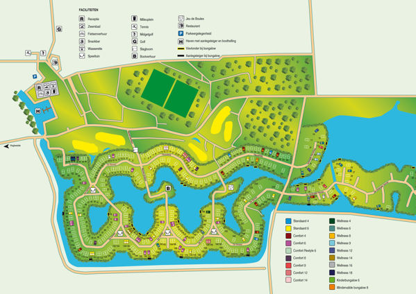Lageplan von Summio Vakantiepark Emslandermeer