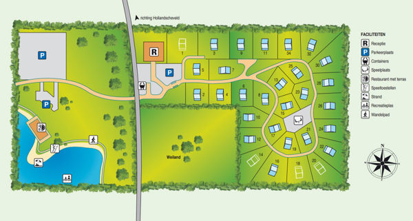 Lageplan von Summio Villaparc Schoonhovenseland