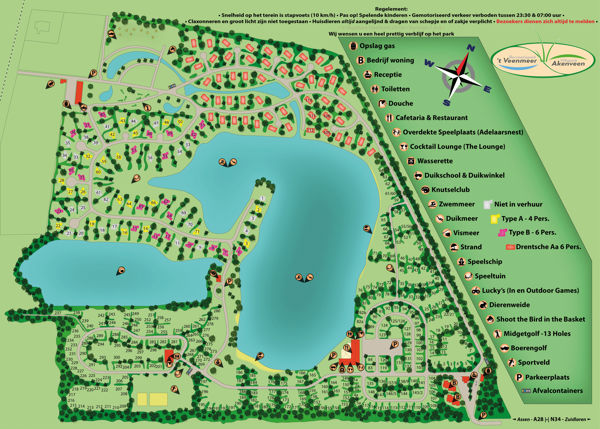 Lageplan von Summio Villapark Akenveen