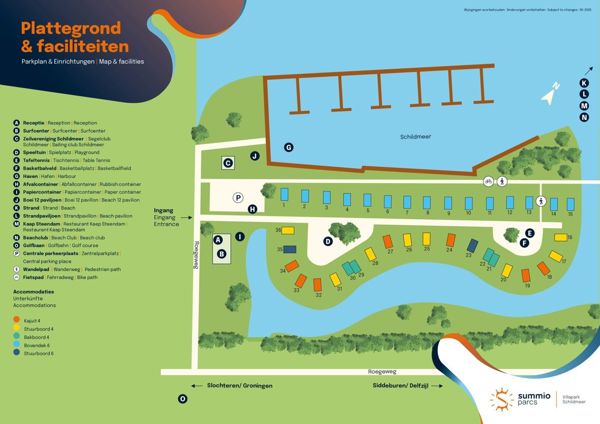 Lageplan von Summio Villapark Schildmeer