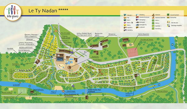 Lageplan von Ty Nadan