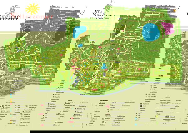 Lageplan von Vakantiepark Witterzomer