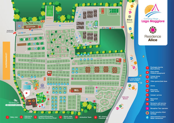 Lageplan von Village Lago Maggiore
