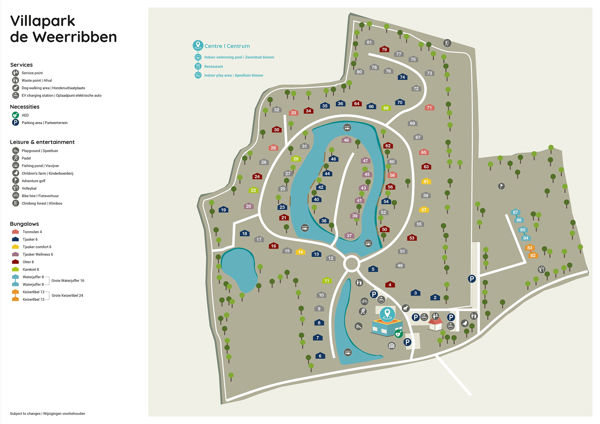 Lageplan von Villapark de Weerribben