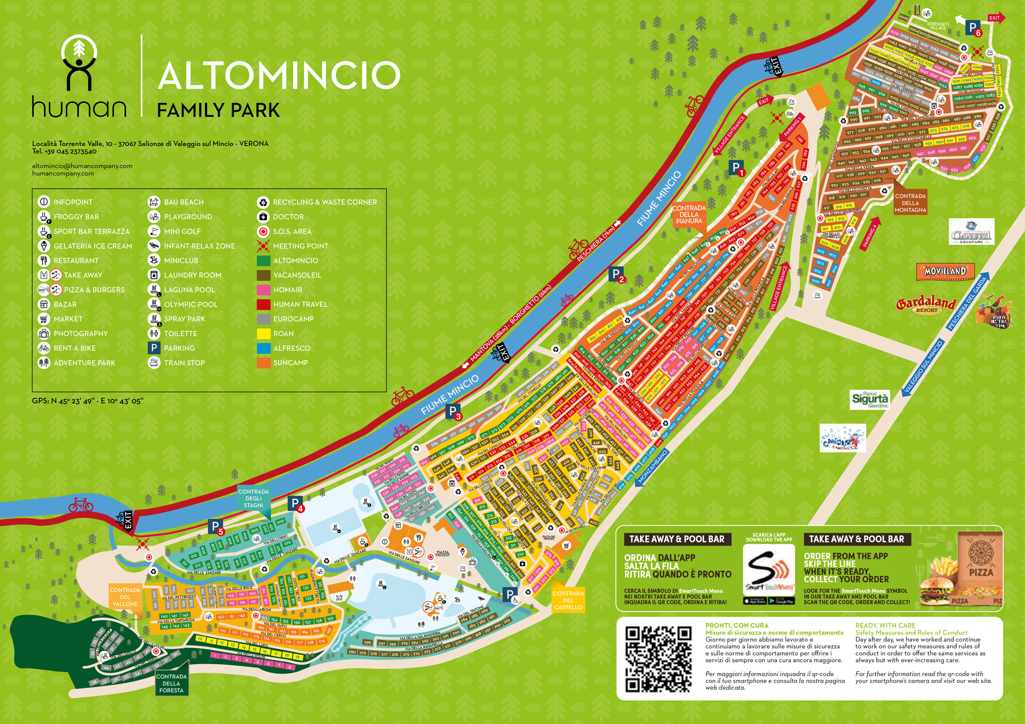Lageplan Altomincio Family Park