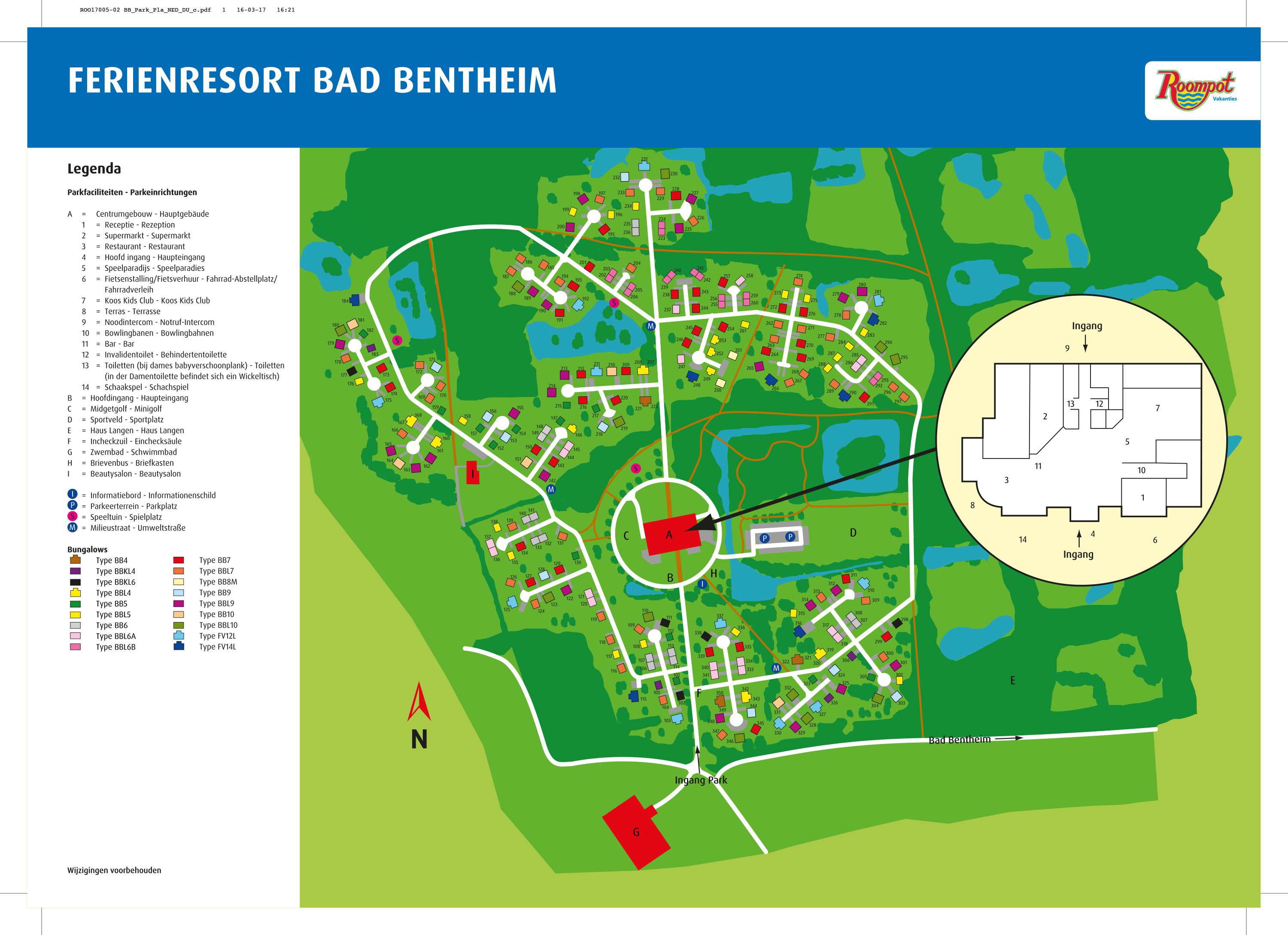 Lageplan Bad Bentheim