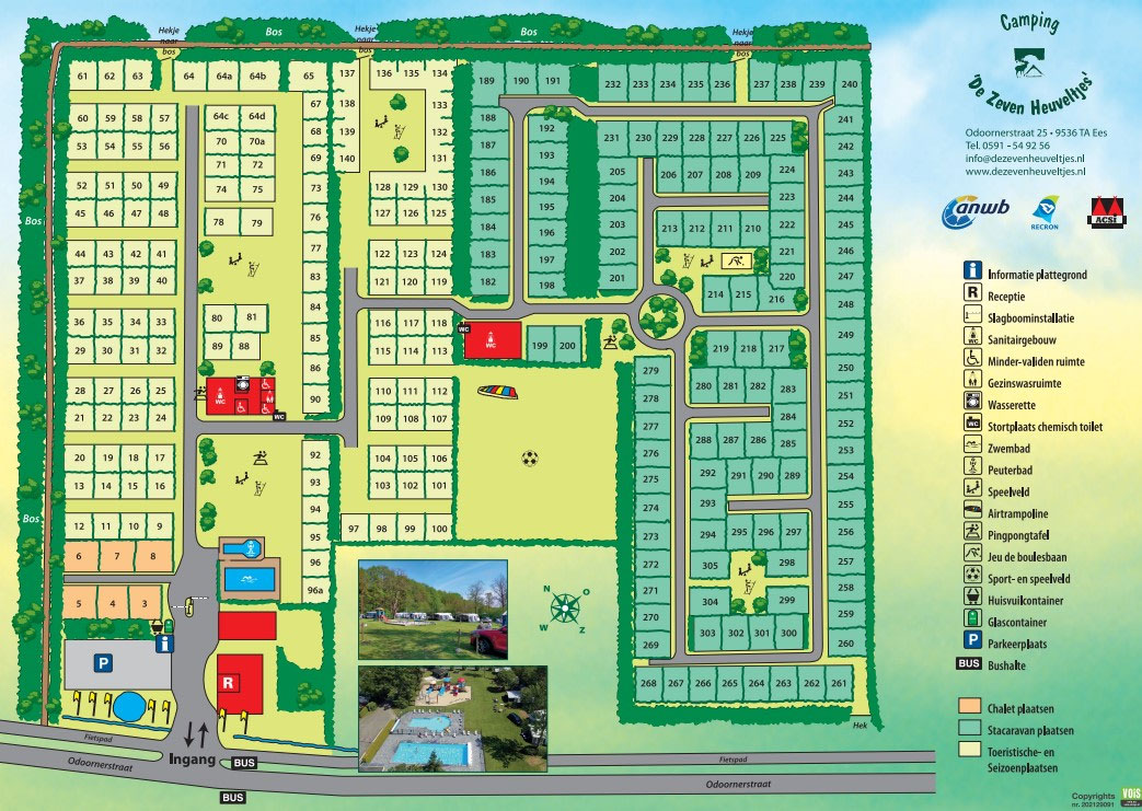 Lageplan De Zeven Heuveltjes