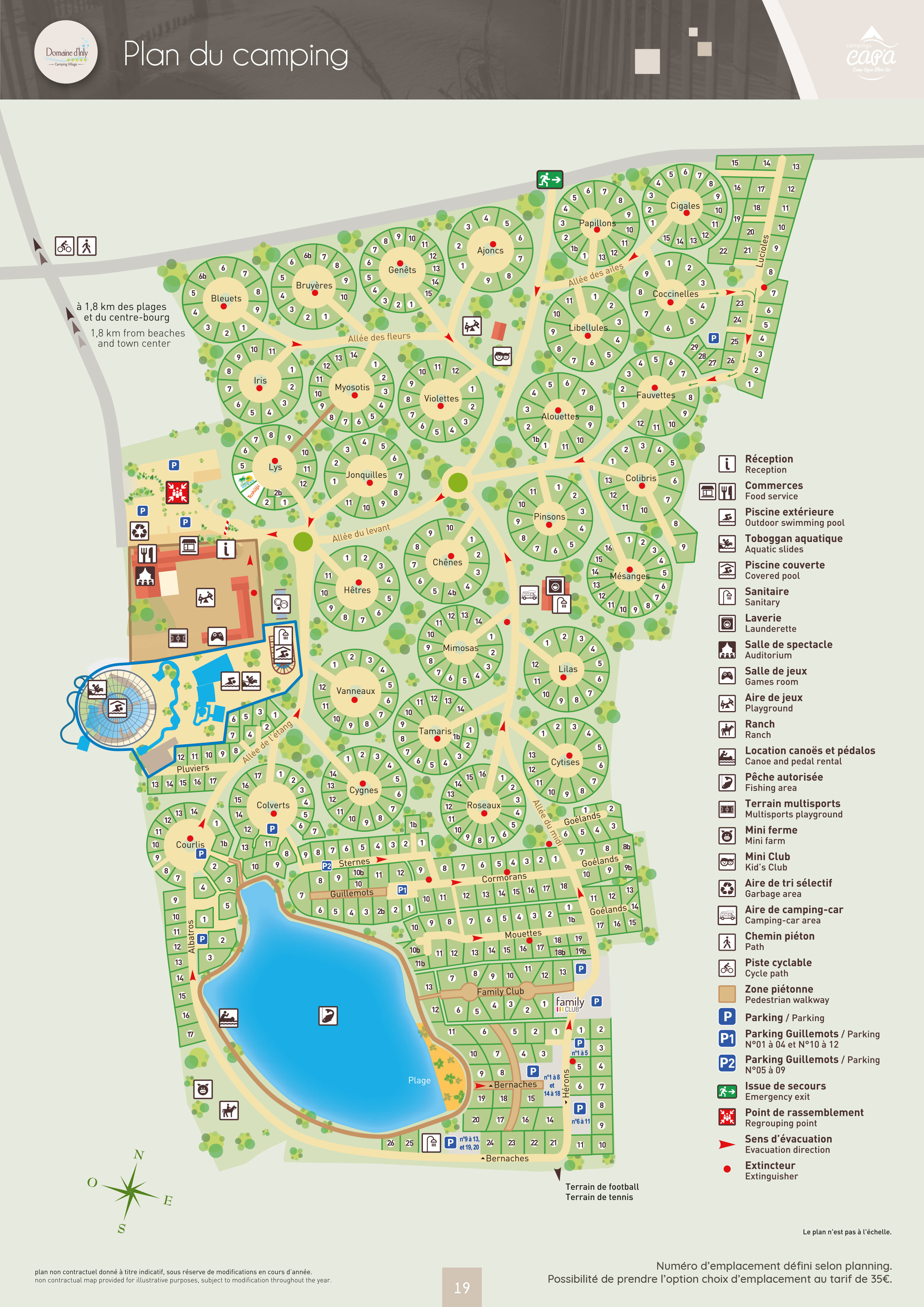 Lageplan Domaine d'Inly