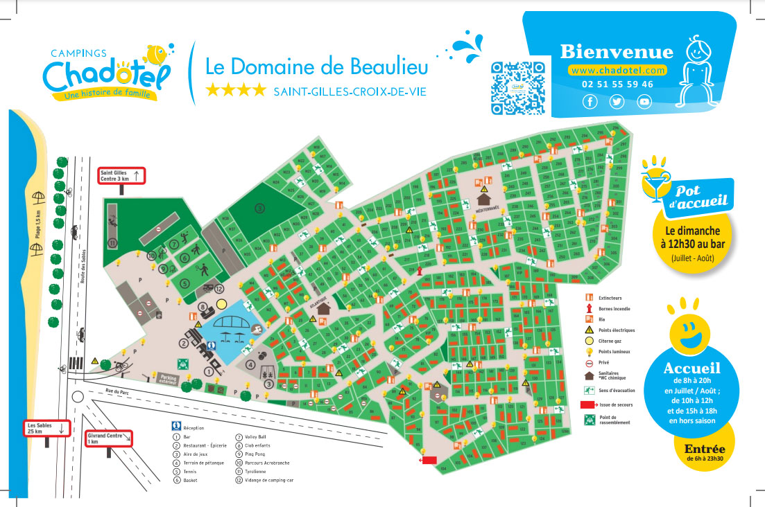 Lageplan Domaine de Beaulieu