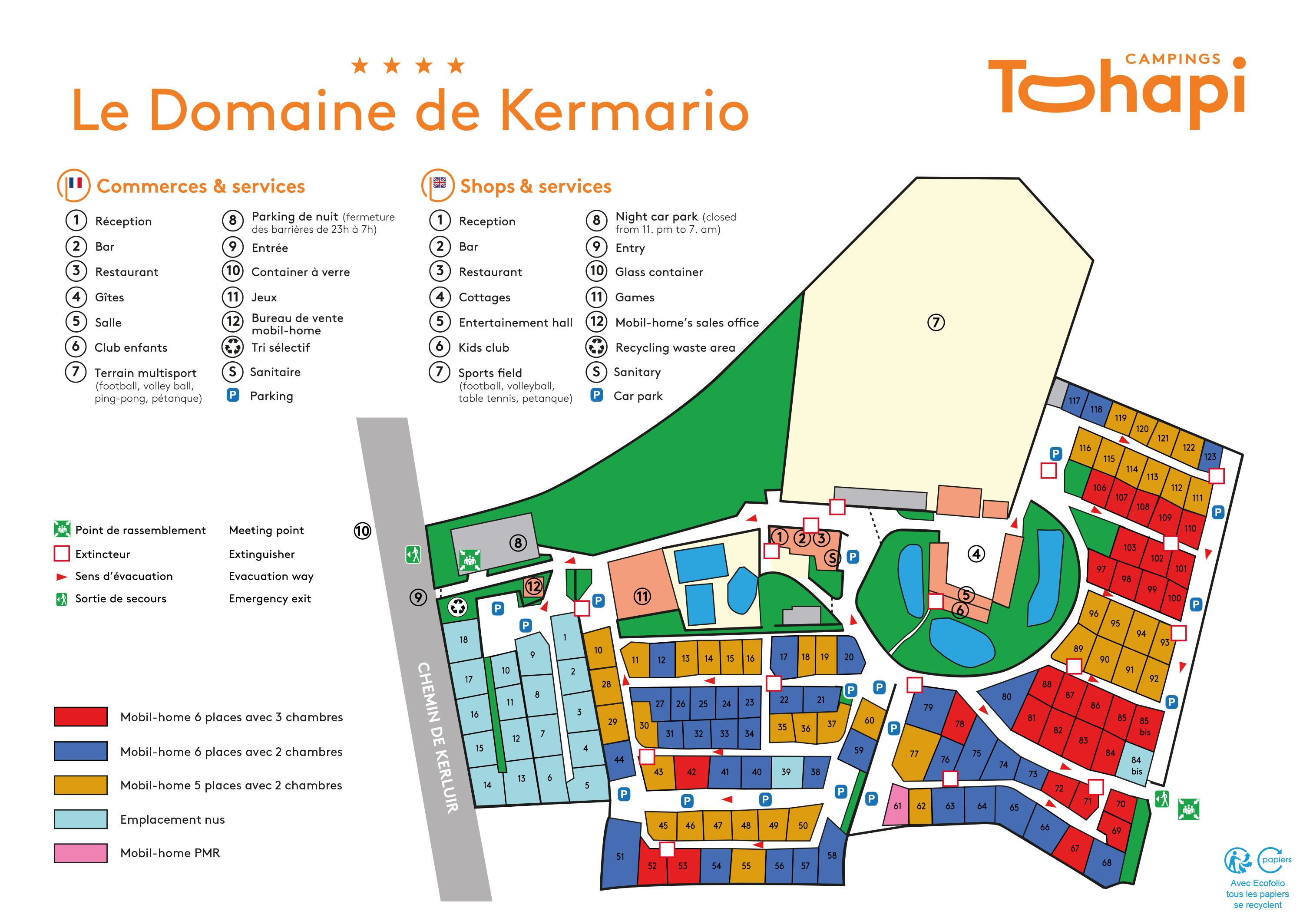 Lageplan Domaine de Kermario