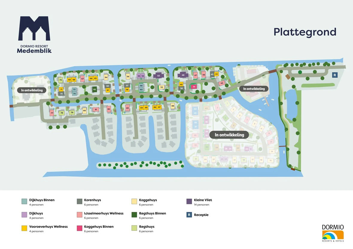 Lageplan Dormio Resort Medemblik