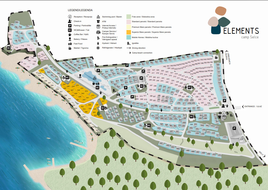 Lageplan Elements Selce