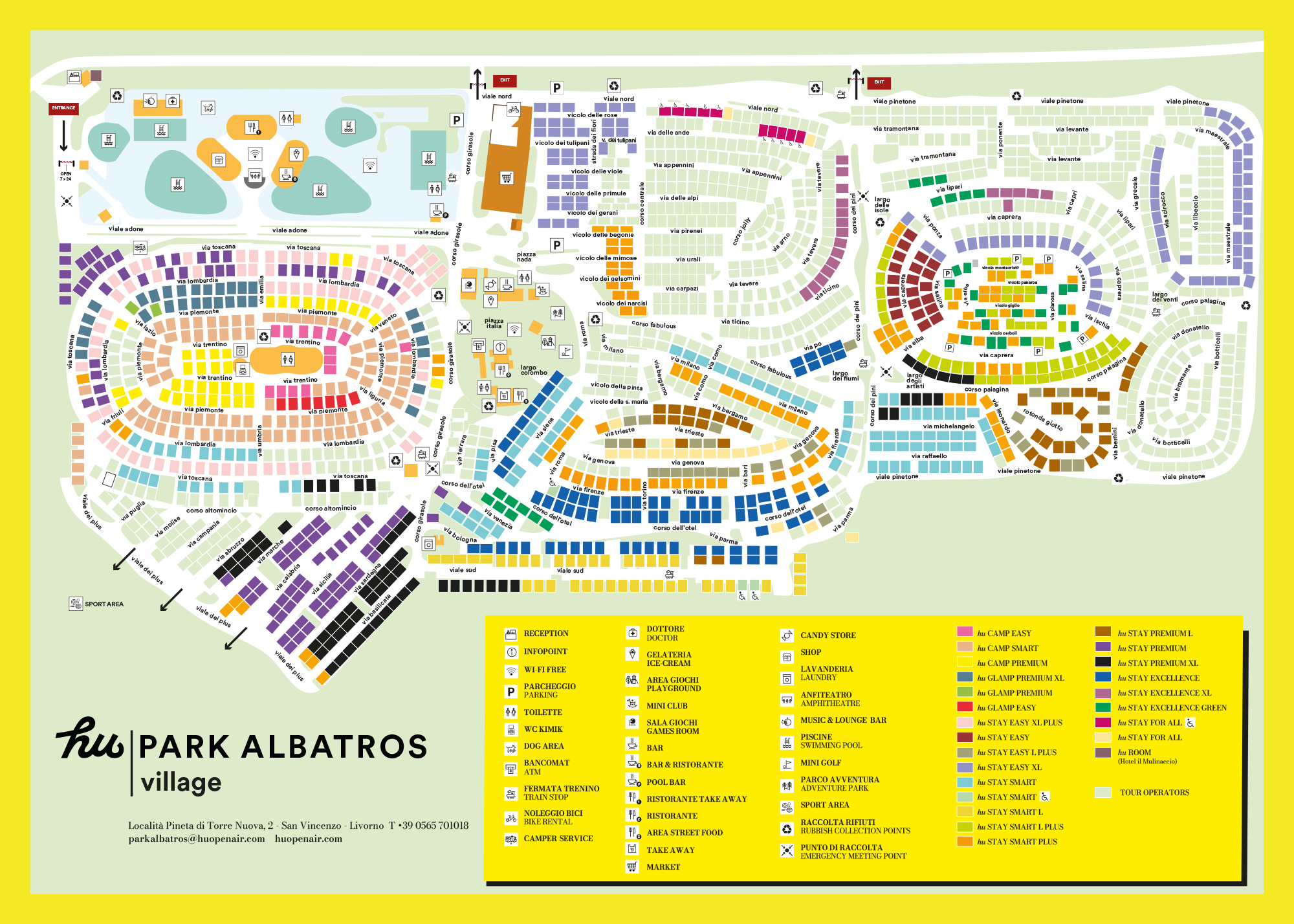 Lageplan hu Park Albatros village