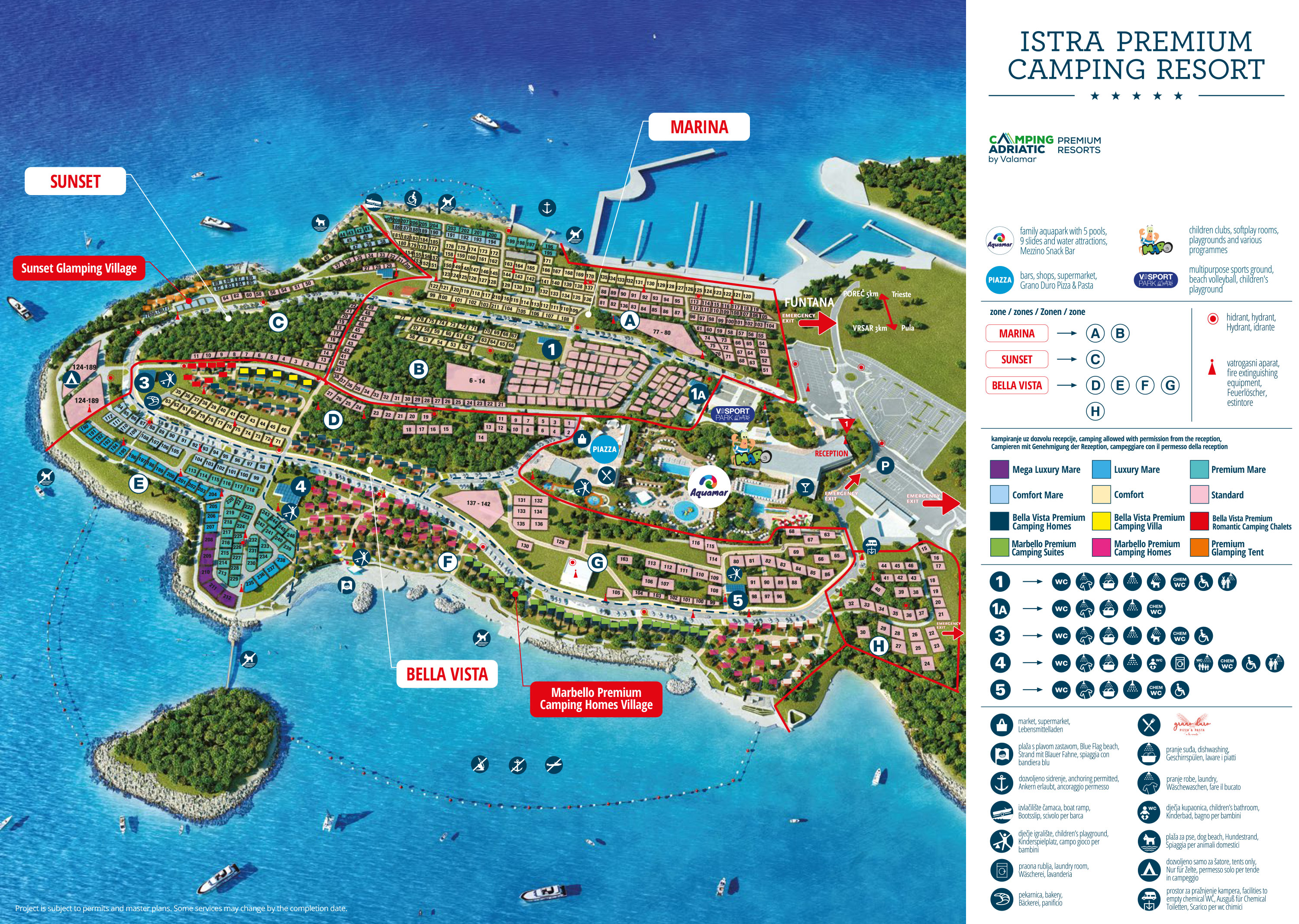 Lageplan Istra Premium Camping Resort