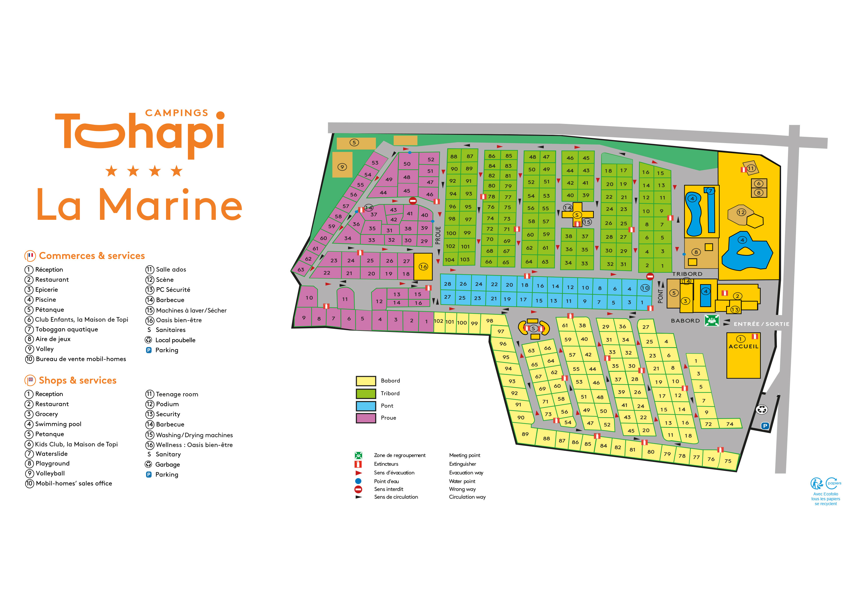 Lageplan La Marine