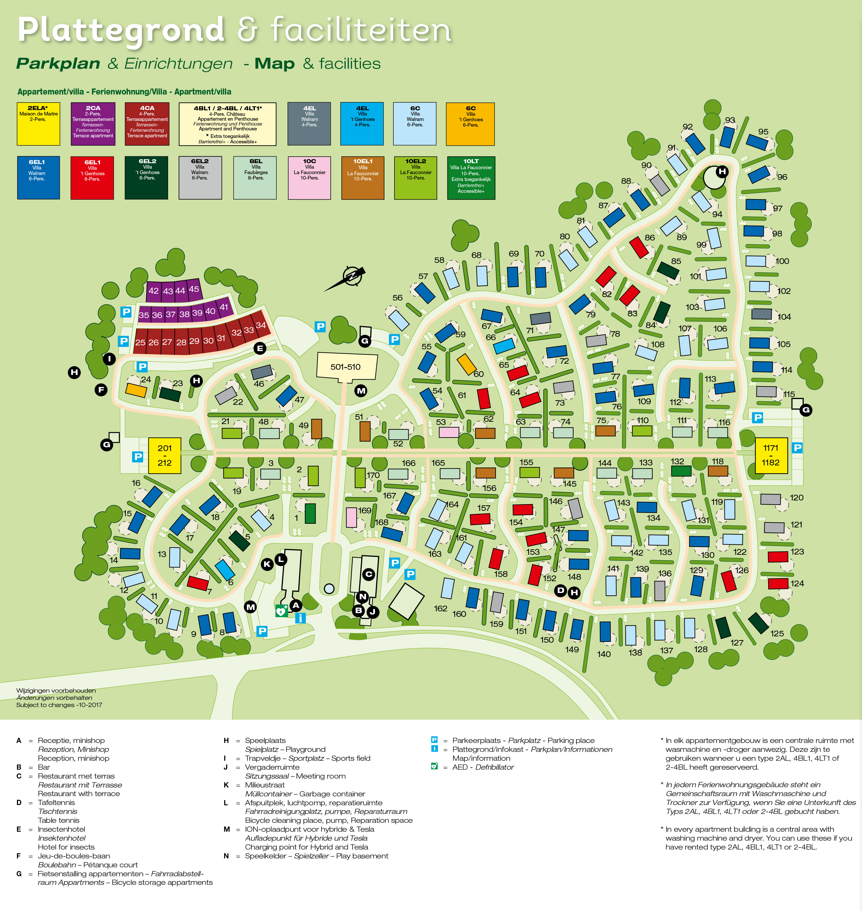 Lageplan Landal Kasteeldomein De Cauberg