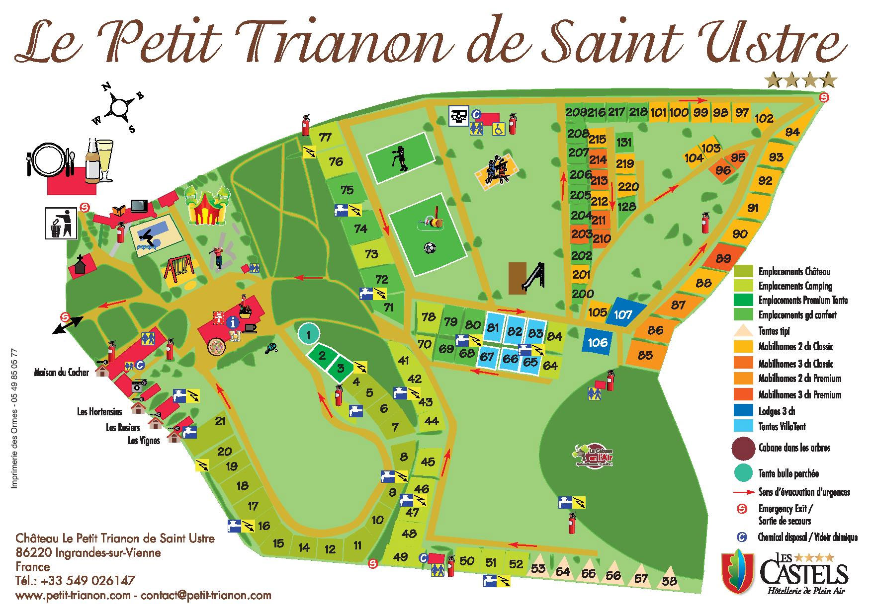 Lageplan Le Petit Trianon